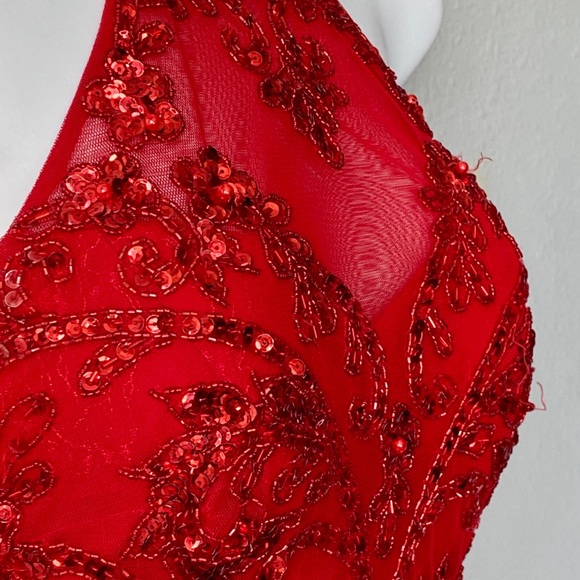 Sherri Hill Red Prom dress - Picture 3 of 3